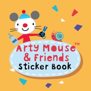 ملصق اللعبة Arty Mouse Sticker Book