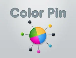 poster of Play Color Pin Game Online 2024 game
