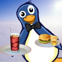 ملصق اللعبة Penguin Cookshop