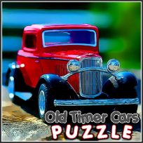 ملصق اللعبة Old Timer Cars Puzzle