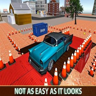 poster of Real Classic Car Parking 3D 2019 game