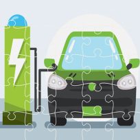 poster of Electric Cars Jigsaw game