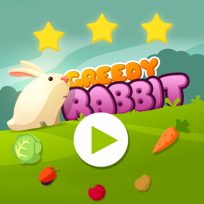 ملصق اللعبة Greedy Rabbit