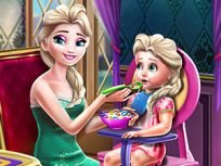 poster of Ice Queen Toddler Feed game