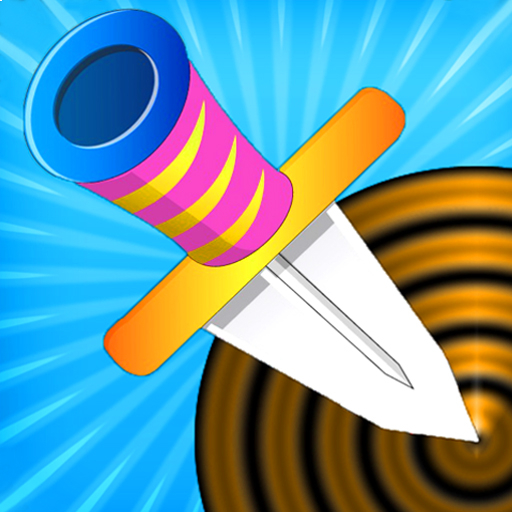 poster of Play Knife Shooting Game Online 2024 game