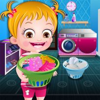 poster of Baby Hazel Laundry Time game