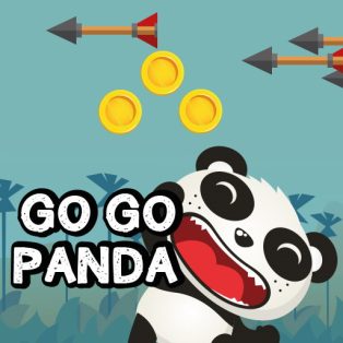 ملصق اللعبة Go Go Panda