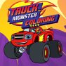 poster of Monster Truck Coloring game