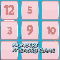 ملصق اللعبة Memory Game With Numbers