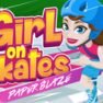 poster of Girl on Skates: Paper Blaze game