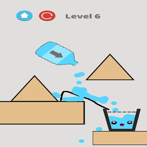 poster of Play Happy Glass Draw Line Game 2D Game Online 2024 game