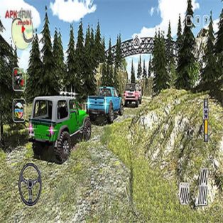 poster of Off Road Mountain Jeep Drive 2020 game