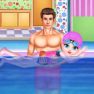 poster of Baby Taylor Learn Swimming game