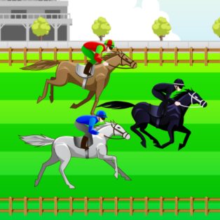 ملصق اللعبة Horse Racing 2D