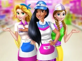 poster of Play Super Market Cashier Girl Game Online 2024 game