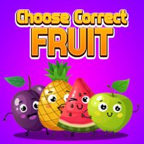 ملصق اللعبة Choose Correct Fruit