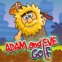 poster of Adam and Eve: Golf game