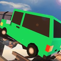 poster of Broken Bridge Car Driving game