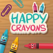 ملصق اللعبة Happy Crayons