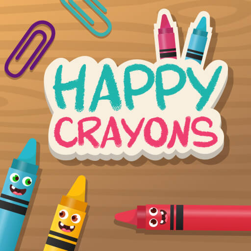 poster of Play Happy Crayons Game Online 2024 game