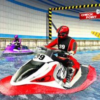 poster of Jet Sky Water Boat Racing Game game