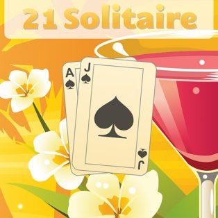 ملصق اللعبة 21 Solitaire