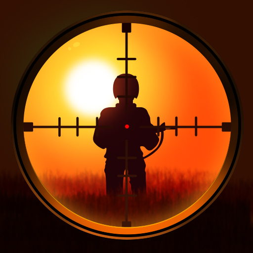 poster of Play Sniper King 2D The Dark City Game Online 2024 game