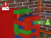 ملصق اللعبة Bricks Jenga 3D