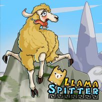 ملصق اللعبة Llama Spitter