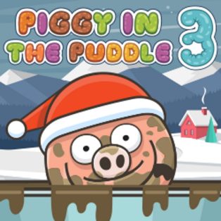 ملصق اللعبة Piggy In The Puddle Christmas