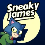 poster of Play Sneaky James Game Online 2024 game