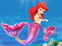 poster of Baby Mermaid Princess Dress Up game