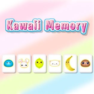 ملصق اللعبة Kawaii Memory – Card Matching Game