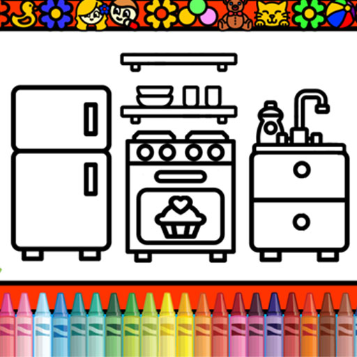 poster of Play Color and Decorate Rooms Game Online 2024 game