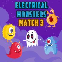 ملصق اللعبة Electrical Monsters Match 3