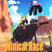 ملصق اللعبة Mountain Mini Car Racer