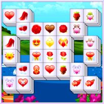 ملصق اللعبة Valentines Mahjong Deluxe