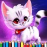 poster of Cute Kitty Coloring game