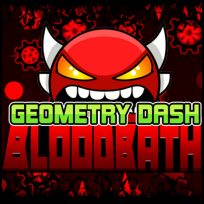 poster of Geometry Dash Bloodbath game