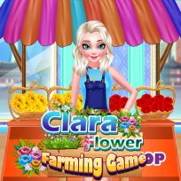 ملصق اللعبة Clara Flower Farming Game