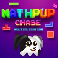 poster of MathPup Chase Multiplication game