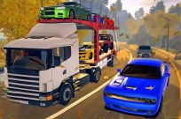 poster of Car Transporter Truck Simulator game