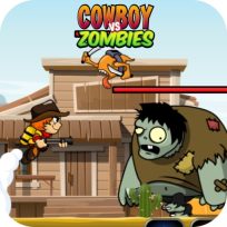 ملصق اللعبة Cowboy VS Zombie Attack