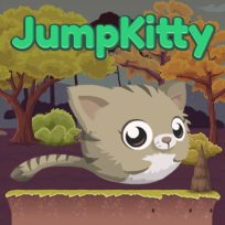 ملصق اللعبة Jump Kitty