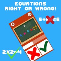 ملصق اللعبة Equations Right or Wrong!