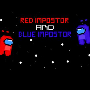 ملصق اللعبة Blue and Red İmpostor