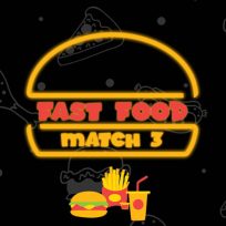 ملصق اللعبة Fast Food Match 3