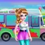 poster of Girly Ice Cream Truck Car Wash game