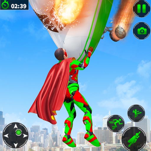 poster of Play Light Speed Superhero Rescue Mission Game Online 2024 game