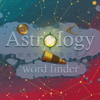 ملصق اللعبة Astrology Word Finder